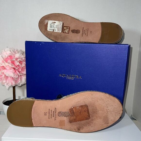 Authentic NIB Aquazzura Belgravia Espadrilles - Picture 7 of 7